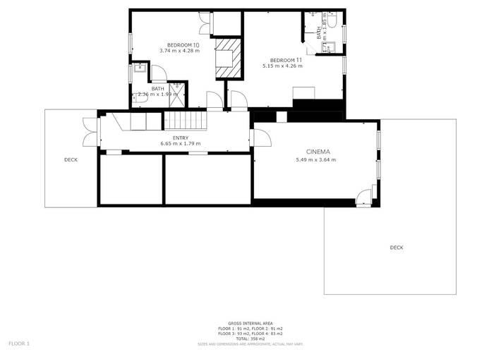 Location de vacances pour 20 personnes, avec terrasse ainsi que jacuzzi et jardin, animaux acceptés à Portsmouth - 2