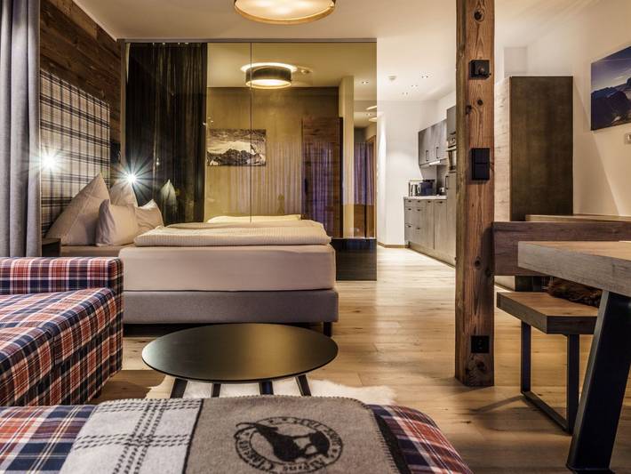 Vakantieappartement voor 4 personen, with sauna and tuin as well as terras and whirlpool, met huisdier in Tirol