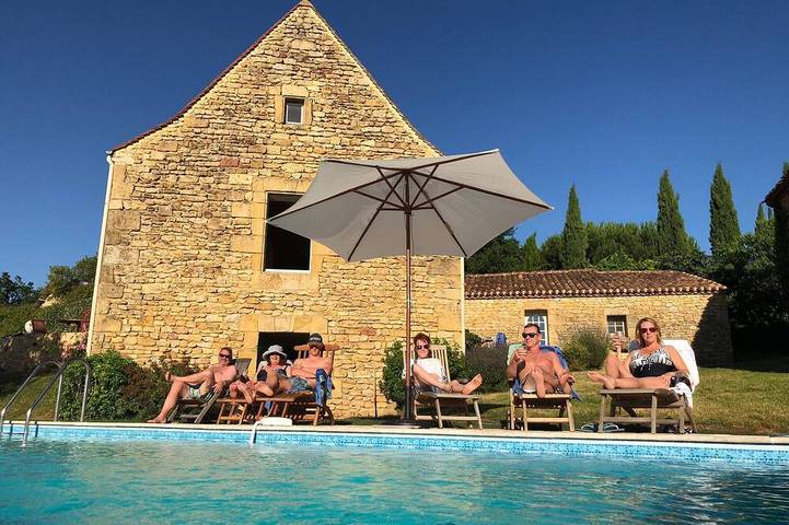 Location de vacances pour 6 personnes, avec Terrasse à Montferrand-du-Périgord
