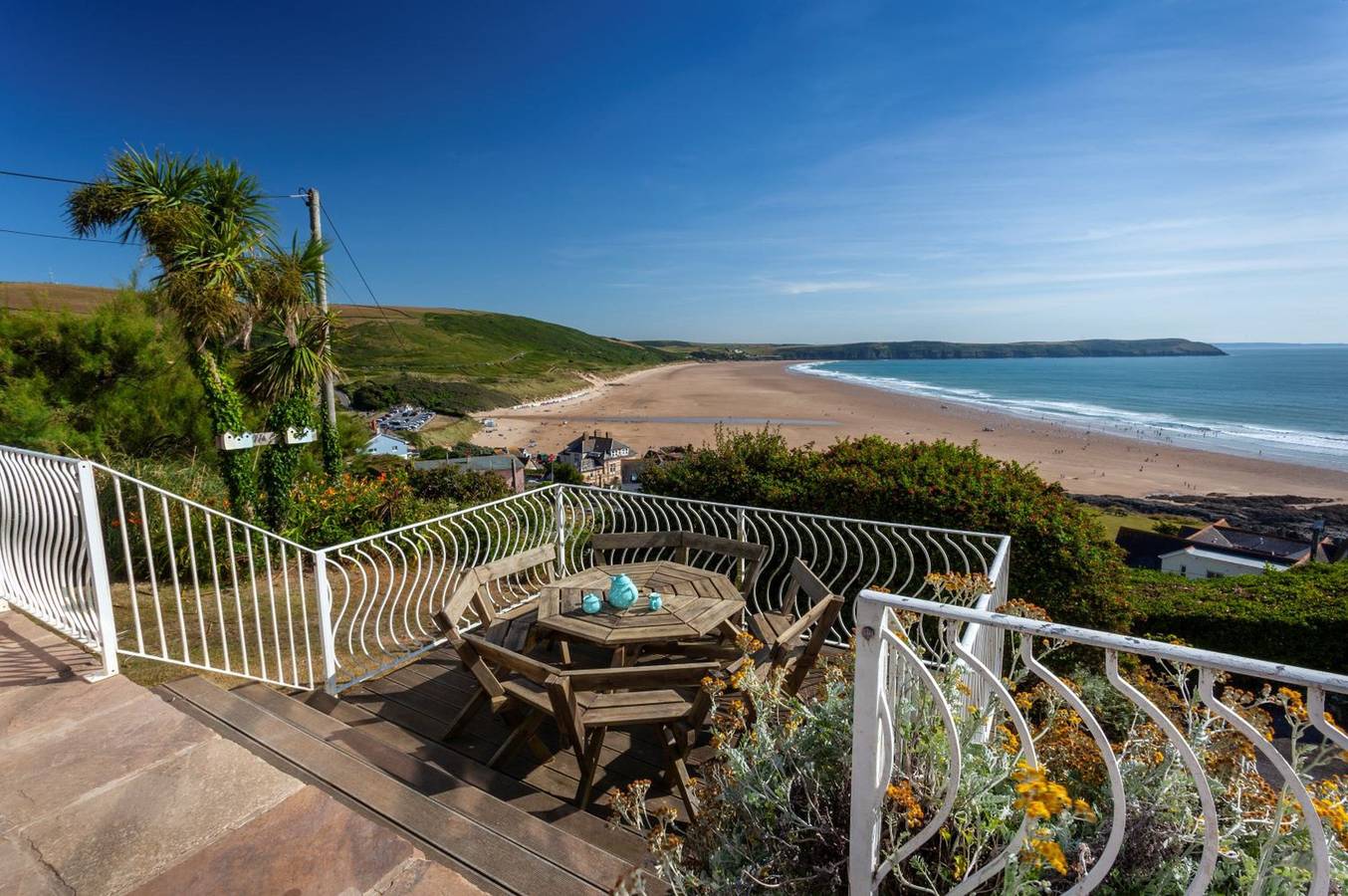 Superb Panoramic Sea Views Sleeps 10 Pet Friendly in Woolacombe, Devon