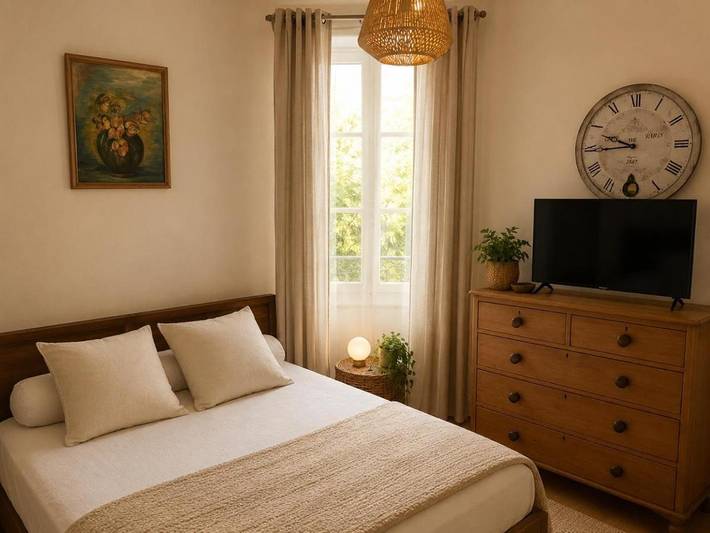 Gîte pour 6 personnes, avec Balcon et Terrasse ainsi que Jardin et Vue à Saint-Honoré-les-Bains - 2