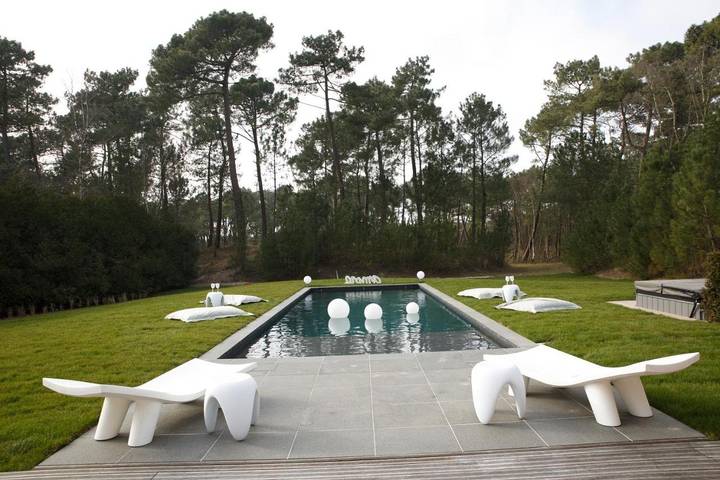 Location de vacances pour 10 personnes, avec jacuzzi ainsi que piscine et jardin dans Golf du Touquet - 4