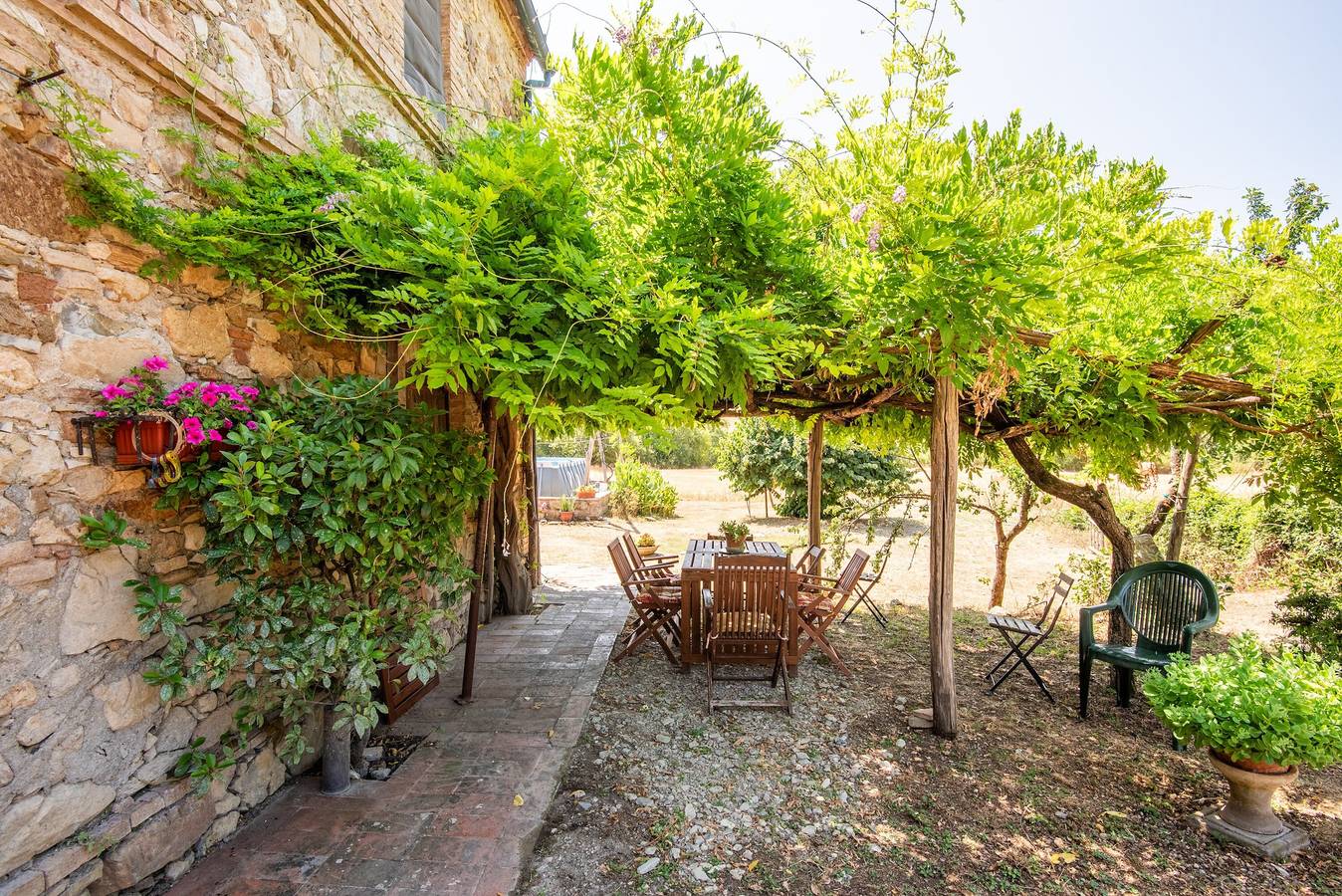 Appartamento intero, Appartamento 'Agriturismo San Domenico-Il Roseto' con piscina privata, terrazza in comune e Wi-Fi in Radicondoli, Siena e dintorni