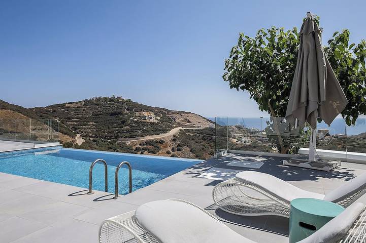 Maison de vacances pour 7 personnes, avec balcon et jardin à Bali (Crète)