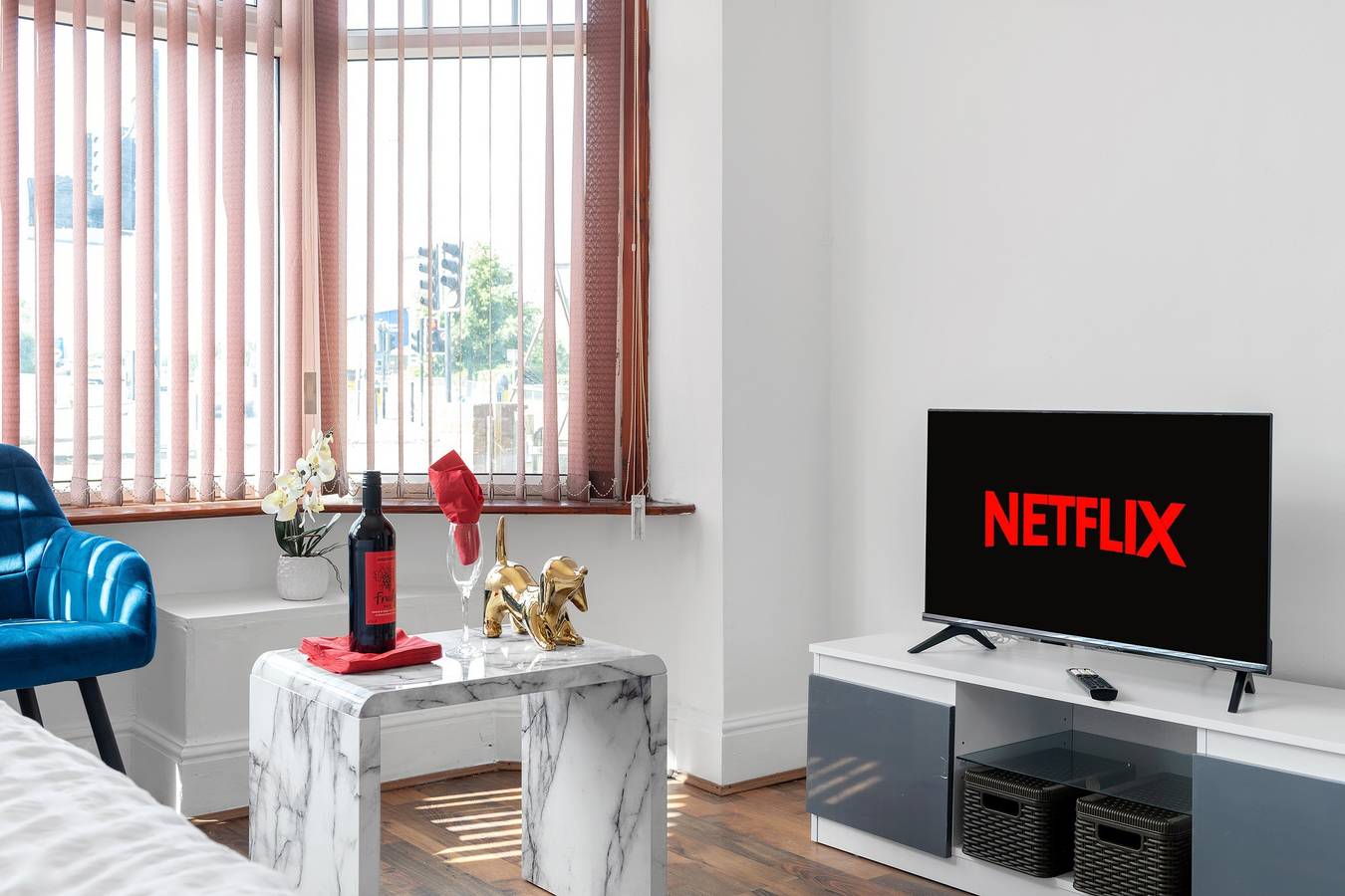 Estudio entero, Leicester1Br-Wifi-Modernapt-Kitchen-Sleeps2 in Leicester, Heart of England