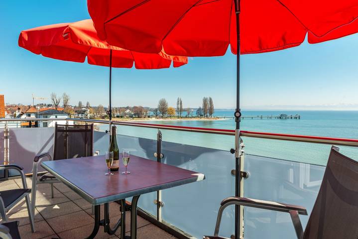 Ferienwohnung für 4 Personen, mit Seeblick und Garten in Immenstaad - 4