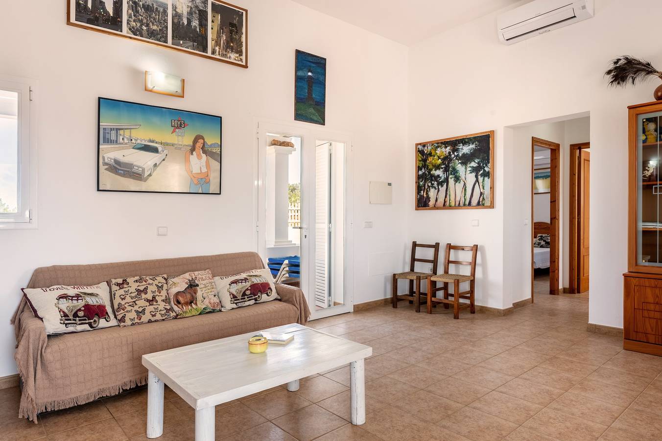Ferienhaus 'Casa Es Vedrà' mit Meerblick, Wlan und Klimaanlage in Formentera, Balearen