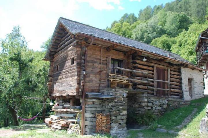 Bauernhof für 4 Personen, mit Balkon, mit Haustier im Tessin