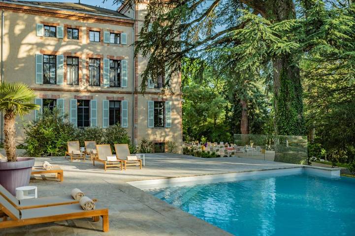 Hôtel pour 2 personnes, avec jardin et sauna ainsi que vue et piscine, animaux acceptés à Fiac (Tarn) - 2