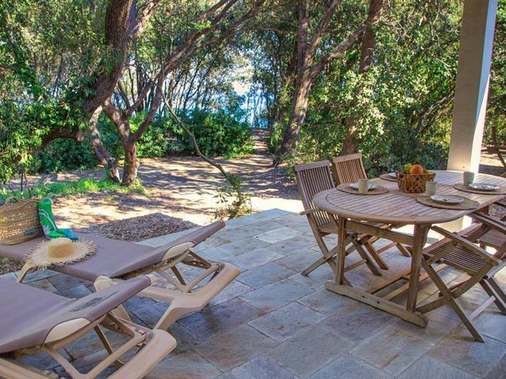 Bagheera Camping Naturiste - Villa 6 personnes - Villa Marina 3ch. / 2 sdb - Vue Mer in Linguizzetta, Arrondissement de Corte