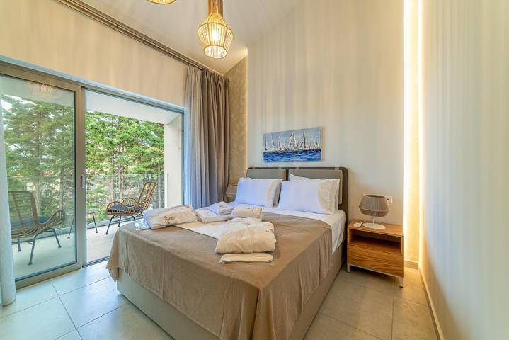 Villa für 4 Personen, mit Meerblick und Garten, kinderfreundlich in Kassandra