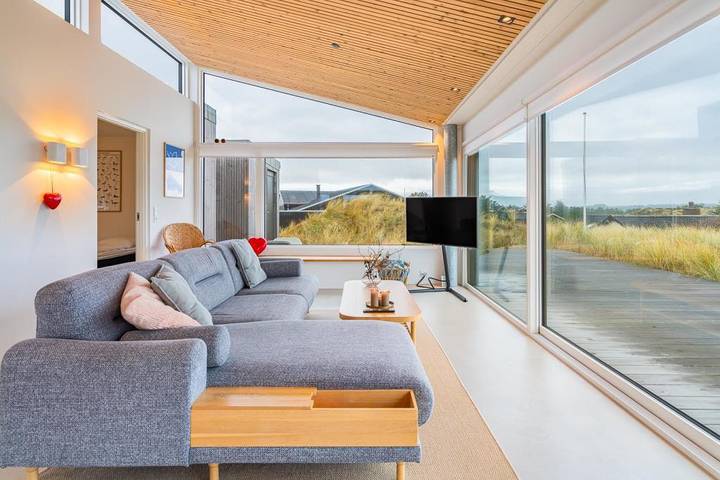  Falkevej 12 – Modernes Ferienhaus mit Panoramablick über Henne Strand  in Henne, Varde