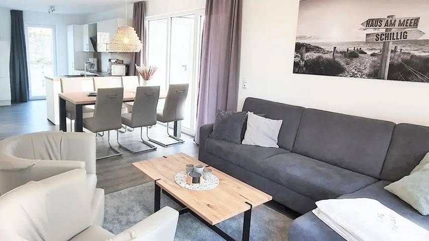 Ferienhaus für 6 Personen, mit Balkon und Sauna in Schillig - 4