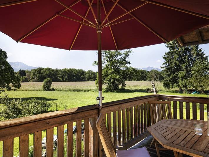 Ferienwohnung für 4 Personen, mit Sauna und Garten, kinderfreundlich in Übersee - 4