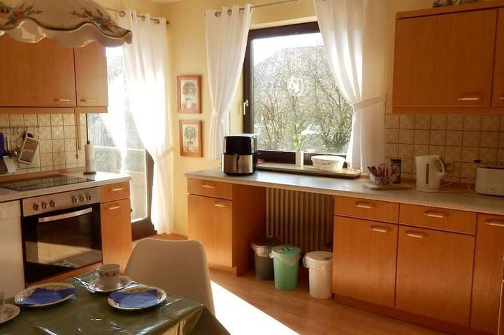 Ferienwohnung für 5 Personen, mit Garten und Balkon