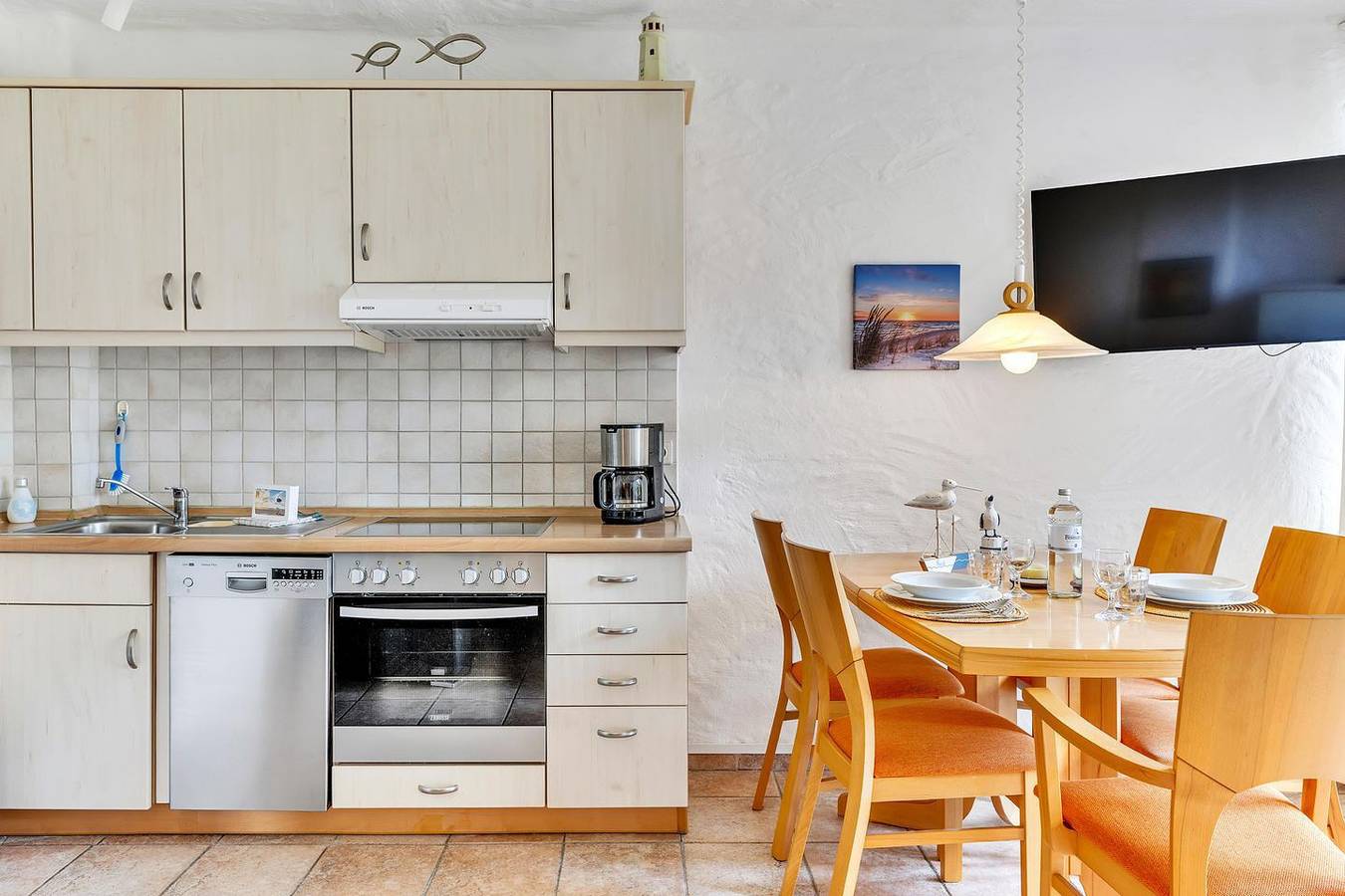 Ganze Wohnung, Sünnschien - eigener Strandkorb am Strand, Terrasse, Schwimmbad, Sauna in Kronsgaard, Schleswig-Flensburg