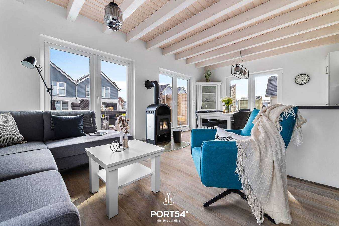 Hafenliebe im Nordseeresort, Strandnah, Terrasse, Infrarotsauna, modern in Büsum, Dithmarschen