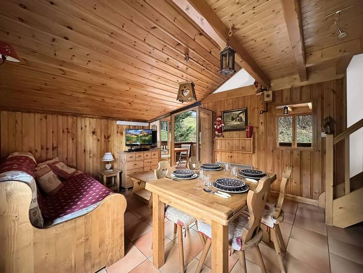 Chalet pour 4 personnes, avec balcon
