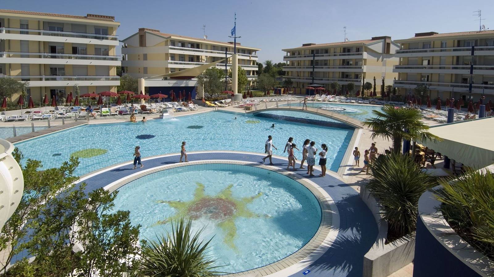 Apartement mit Klimaanlage und Terrasse  in Bibione, Venice Province