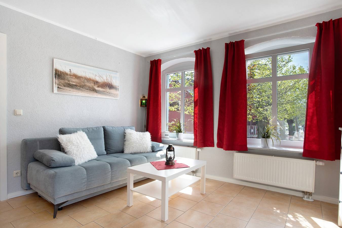Ganze Wohnung, Ferienwohnung Kapitaensferienhaus Hafenblick mit Gemeinschaftsterrasse und Wlan in Schaprode, Rügen