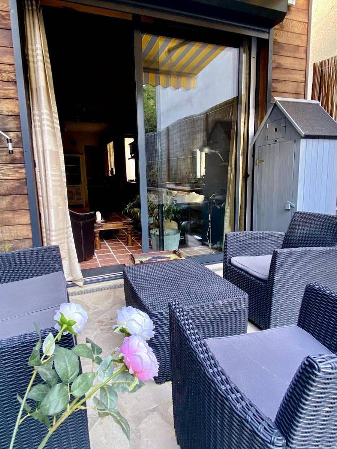 Chambre d’hôte pour 4 personnes, avec Balcon et Terrasse ainsi que Jardin et Vue à Villennes-sur-Seine