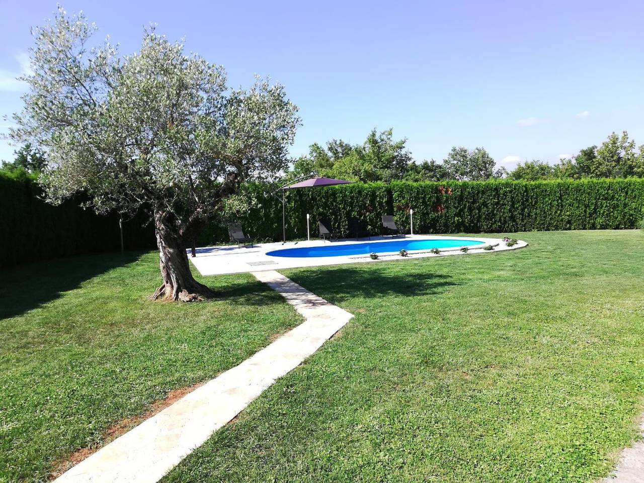 Ferienhaus für 4 Personen mit Terrasse in Gračišće, Zentralistrien