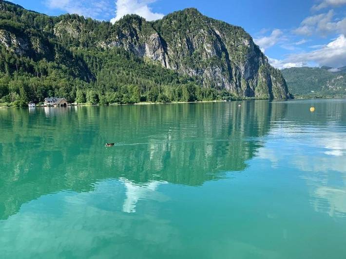 Ferienwohnung für 5 Personen, mit Terrasse und Ausblick sowie Garten und Seeblick in Unterach am Attersee - 3