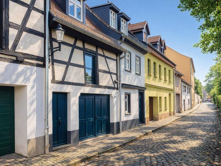 Pension für 2 Personen, mit Terrasse und Garten in Naumburg