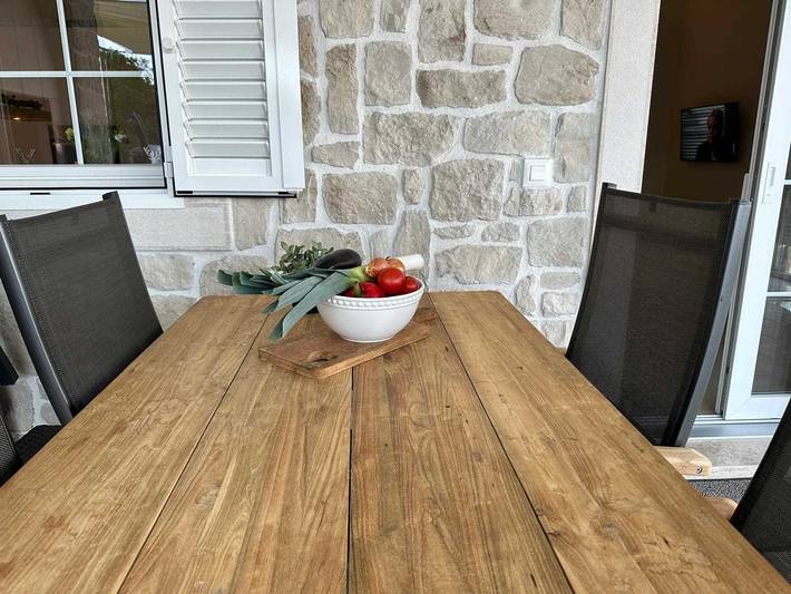 Ferienhaus für 4 Personen, mit Meerblick und Terrasse sowie Garten und Pool in Labin - 4