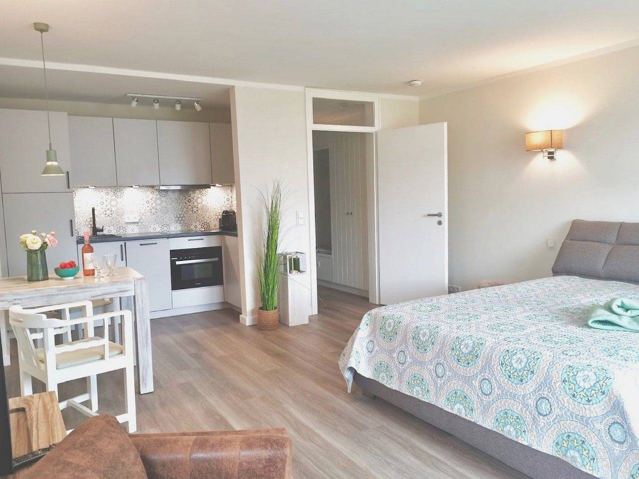 Ganze Wohnung, 1-Zimmer-Wohnung am Strand, Balkon, Stellplatz & eigenem Strandkorb in Westerland, Sylt (Gemeinde)