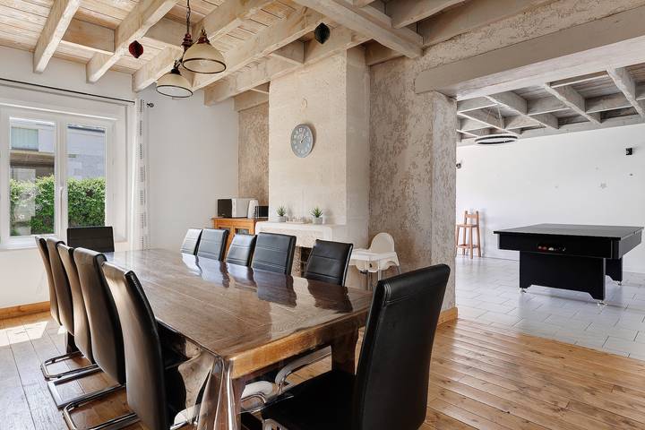 Le Gîte Des Anges - 12 personas, piscina privada, terraza y Wi-Fi in Angé, Región de Blois