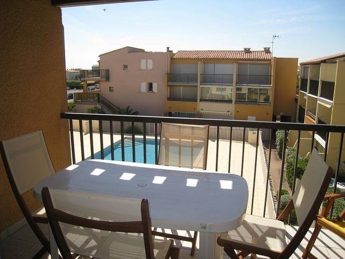 Gîte pour 3 personnes, avec terrasse et piscine, animaux acceptés dans Plage Richelieu - 3