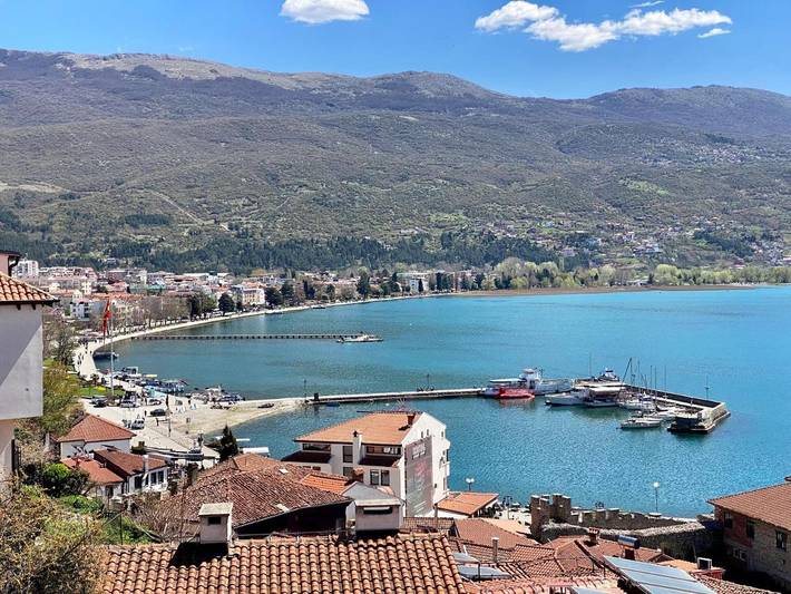 Dom wakacyjny dla 16 osób, z widok i ogród oraz widok na jezioro w Macedonia Północna