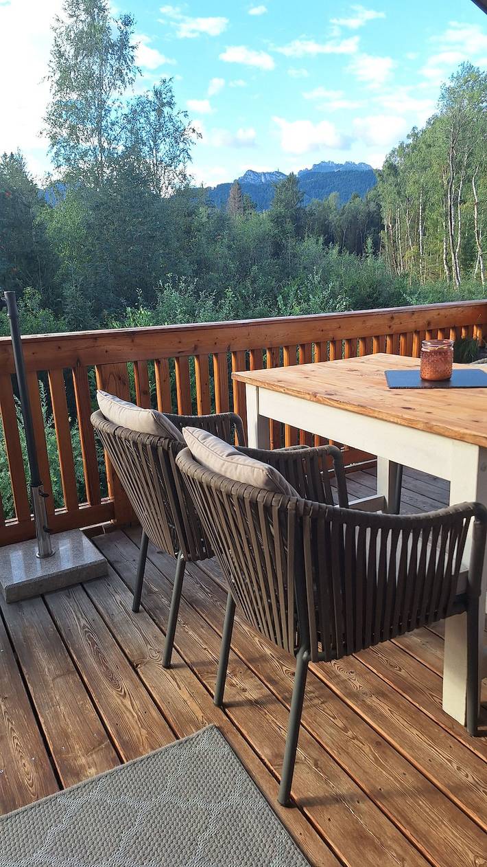 Ganze Ferienwohnung, Wolke 8 - Ferienwohnung kleine Wolke für 1-3 Personen (55 qm, 1. Stock) in Bernau am Chiemsee, Chiemsee