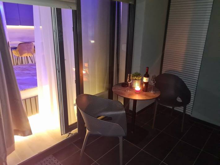Ferienwohnung für 2 Personen, mit Balkon und Terrasse sowie Whirlpool und Sauna in Varazdin