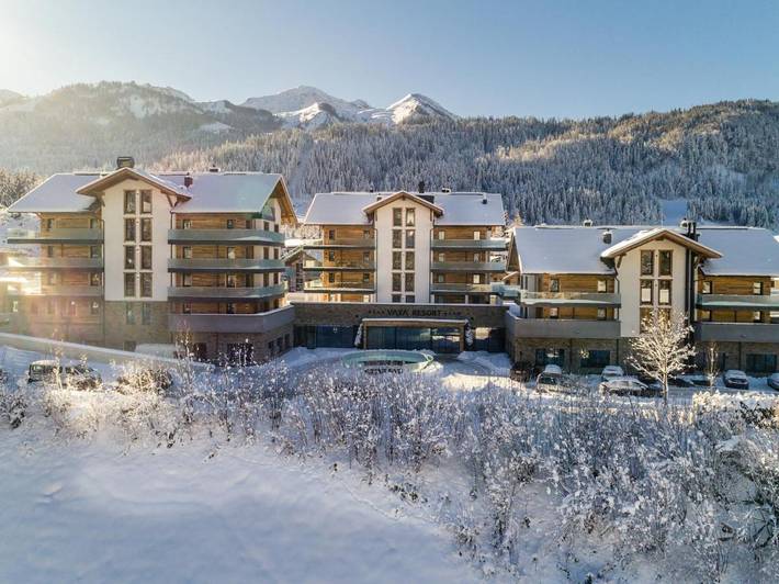 Hôtel pour 4 personnes, avec jardin ainsi que piscine et sauna