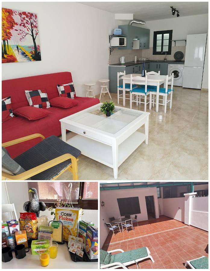 Chalet para 4 personas, con jardín en Lanzarote