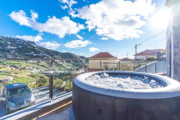 Gîte pour 6 personnes, avec balcon à Ribeira Brava