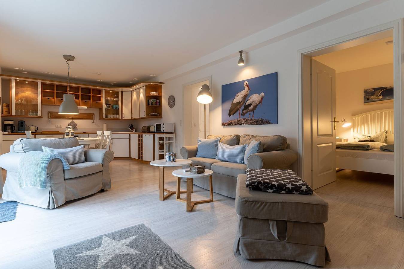 Ganze Wohnung, Moderne Ferienwohnung mit barrierefreiem Zugang und traumhaftem Gartenblick in St. Peter-Ording, Eiderstedt