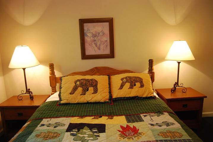 Log cabin for 12 people, with terrace and yard in Lake Cumberland