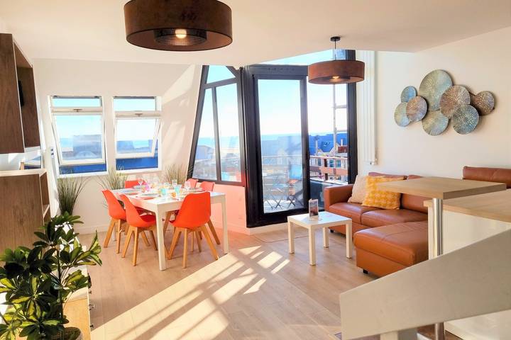 Ganze Wohnung, Ferienwohnung für 6 Personen mit Balkon in Deauville, Lisieux und Umgebung