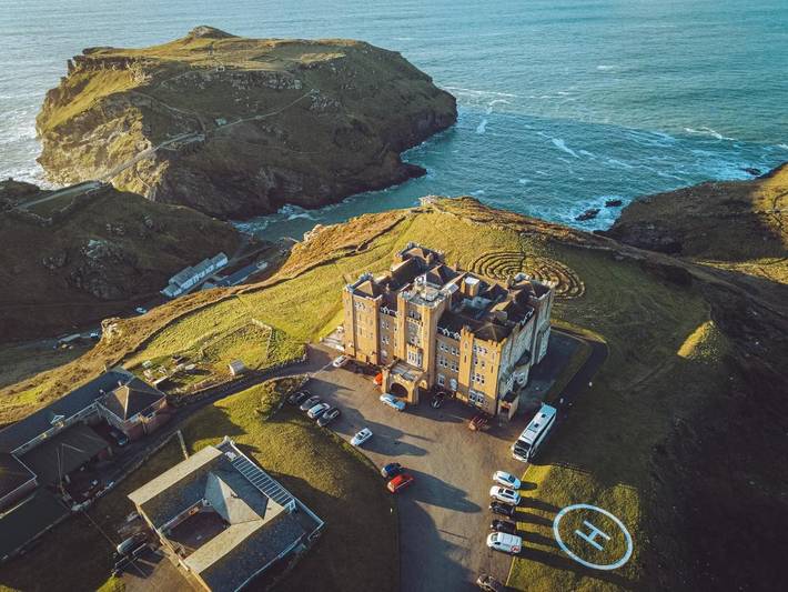 Holiday rental for 2 people, with Terrace and Garden as well as View in Tintagel