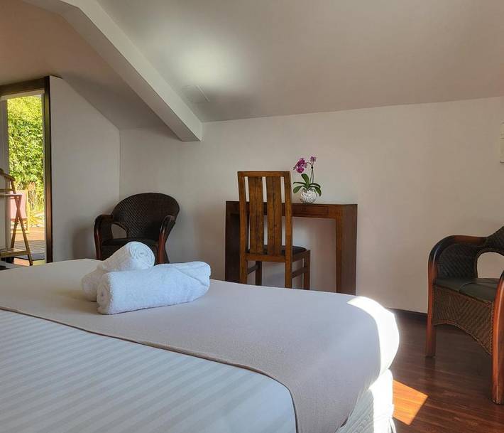 Gîte pour 2 personnes, avec vue ainsi que jardin et terrasse à La Plaine-des-Palmistes - 4