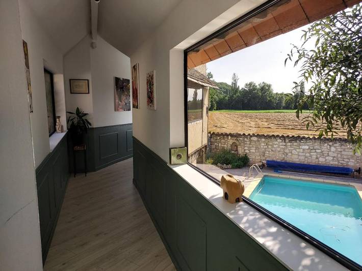 Chambre d’hôte pour 2 personnes, avec jardin et jacuzzi ainsi que piscine et sauna dans le Lot - 4