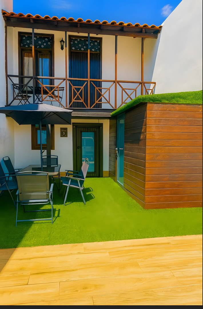 Apartamento para 4 personas, con jardín y balcón en Tenerife