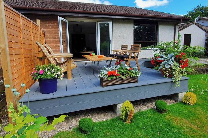 Bungalow for 2 people, with garden in Scotland