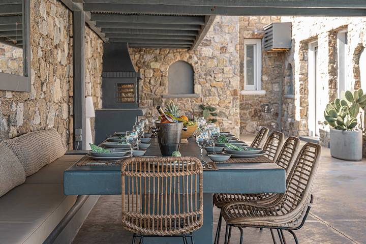 Villa mit pool für 6 Personen, mit Terrasse und Garten auf Mykonos - 4