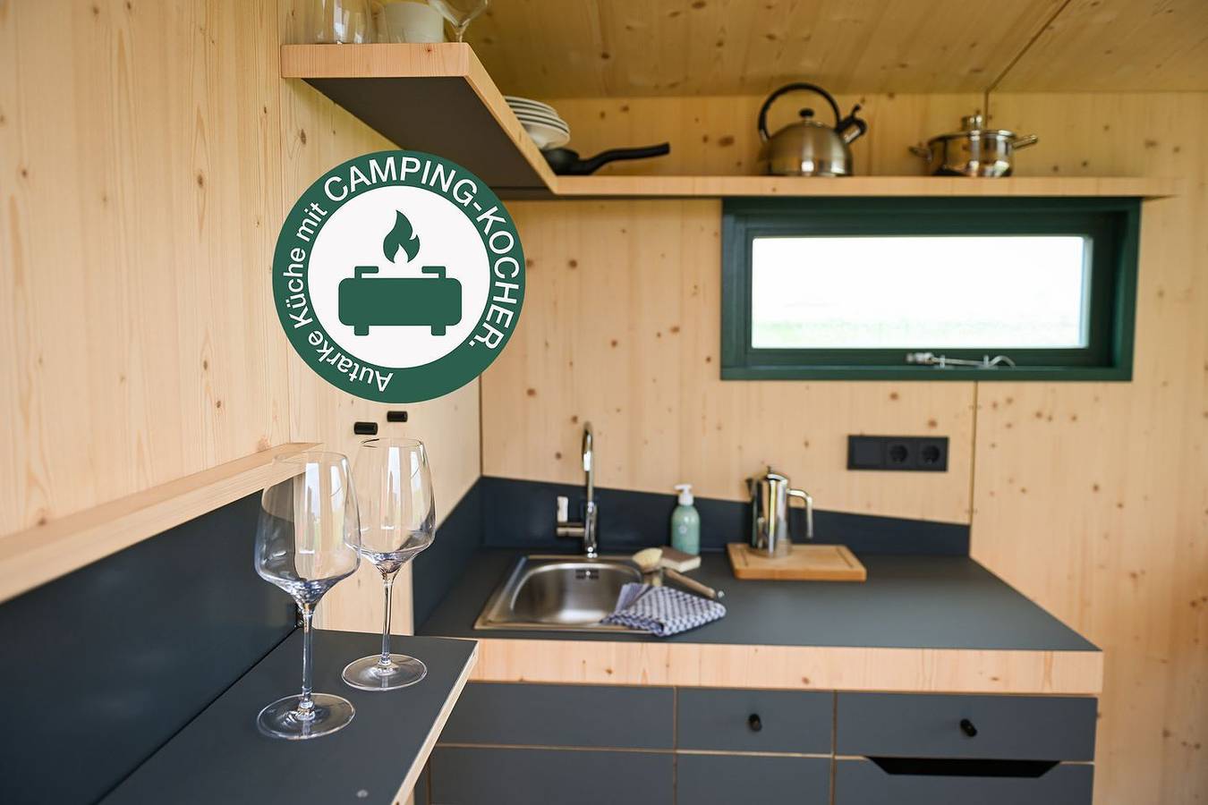 Nachhaltiges Sleep Space Off-Grid von Green Tiny Houses mit Nordseeblick in Badestrand Schillig, Wangerland