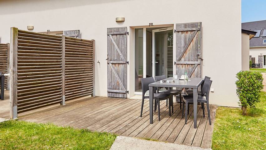 Ferienhaus für 4 Personen, mit Balkon in Auberville