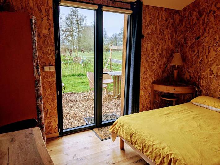Chambre d’hôte pour 2 personnes, avec vue ainsi que jardin et terrasse